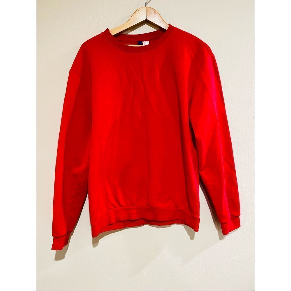 Divided By H&M Mens Sweatshirt Long Sleeve Size Small Red